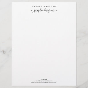 Personalized Letterhead Stationary   Simply Right