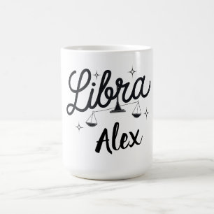Personalized Libra Zodiac Sign Art  Coffee Mug