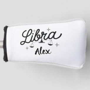 Personalized Libra Zodiac Sign Art  Golf Head Cover