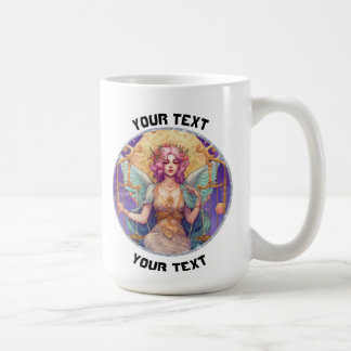 PERSONALIZED LIBRA ZODIAC SIGN  COFFEE MUG