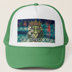 Personalized  LION WEED KING Trucker Hat