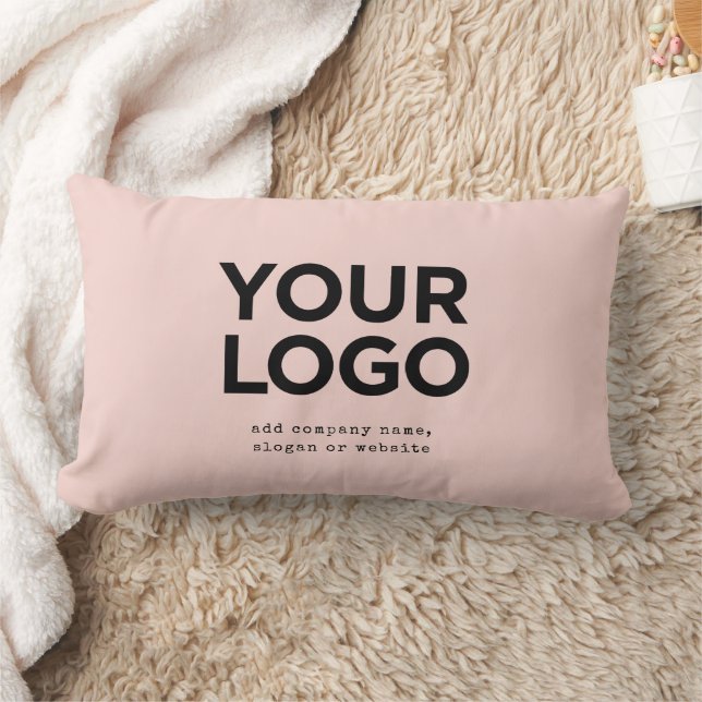 Personalized Logo and Text Corporate Lumbar Cushion (Blanket)