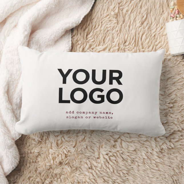 Personalized Logo and Text Corporate Lumbar Cushion (Blanket)