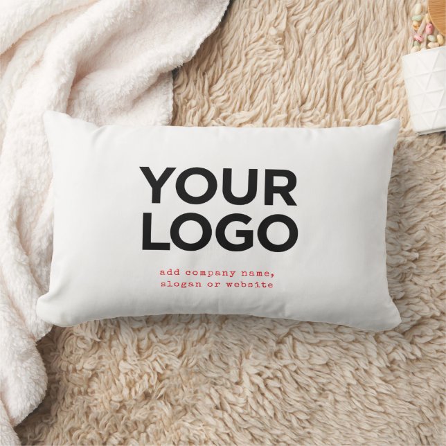 Personalized Logo and Text Corporate Lumbar Cushion (Blanket)