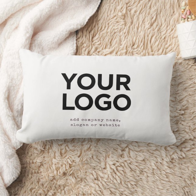 Personalized Logo and Text Corporate Lumbar Cushion (Blanket)