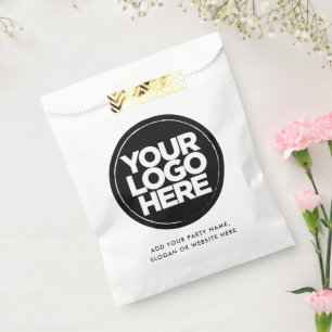 Personalized Logo and Text Simple Favour Bags
