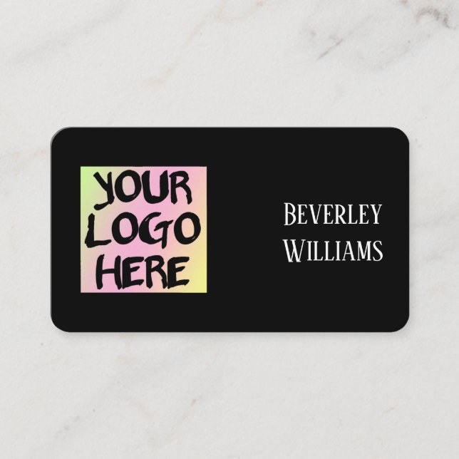 Personalized Logo Company Business Cards (Front)
