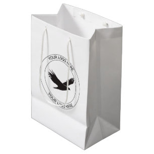 Personalized Logo Custom Business & Corporate  Medium Gift Bag