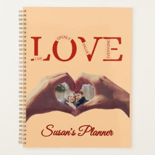 Personalized LOVE Acronym Photo  Planner