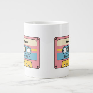 Personalized Love Jams Cassette Tape – Custom Name Large Coffee Mug