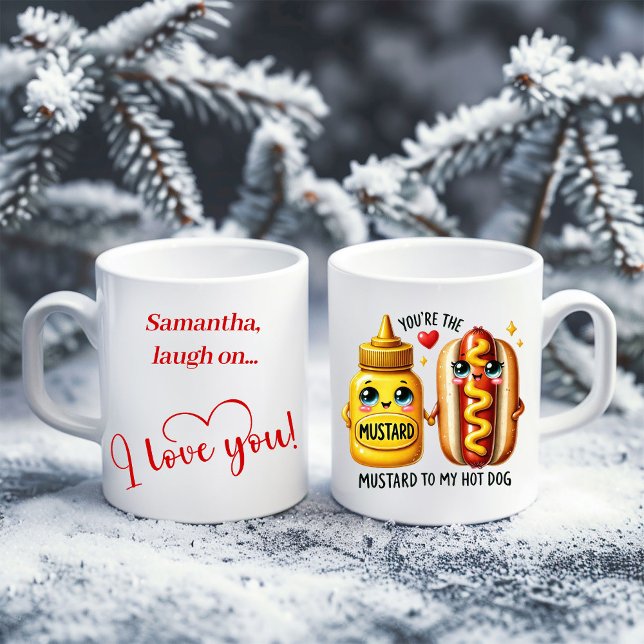 Personalized Love Mug Cute Funny Food Valentine (Personalized Love Mug Cute Funny Food Valentine)