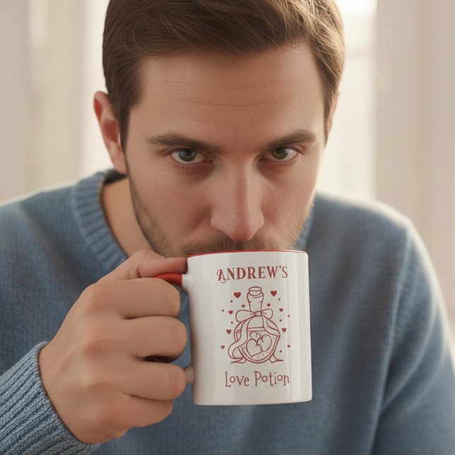 Personalized Love Potion Valentine's Mug (Personalized Love Potion Valentine's Mug)