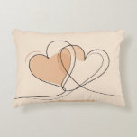 Personalized Love Throw Pillow – Romantic Hearts<br><div class="desc">Add a warm and romantic touch to your home with this personalized love throw pillow. Featuring a clean and elegant heart design in soft, modern colors, this pillow is perfect as a Valentine’s Day gift, anniversary present, wedding keepsake, or meaningful home décor accent. Customize it with names, dates, or a...</div>