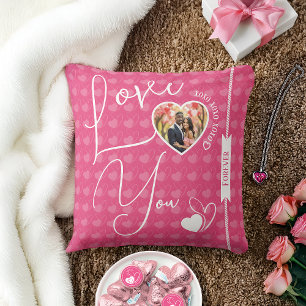 Personalized Love You Forever Valentine's Day Cushion