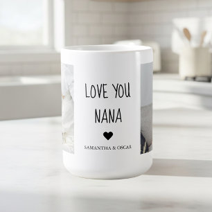 Personalized Love You Nana Custom Photo Gift Coffee Mug