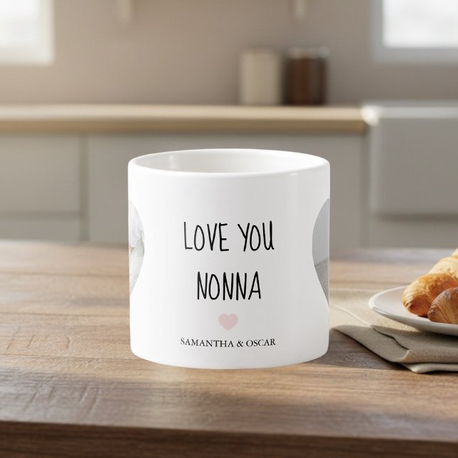 Personalized Love You Nonna | Custom Grandma Gift Espresso Cup (Creator Uploaded)
