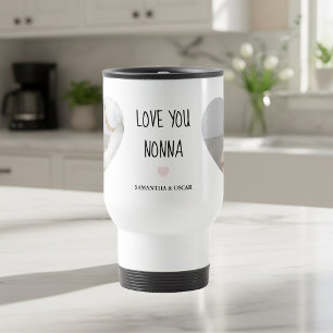 Personalized Love You Nonna Custom Travel Mug