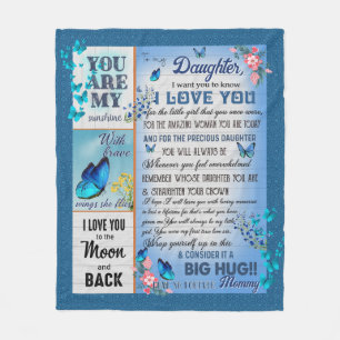 Personalized Lover Name Message Text Blanket to My