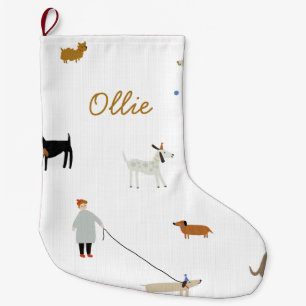 Personalized Luxe Dog Christmas Stocking