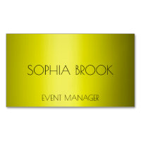 Personalized luxury bronze gold metallic foil