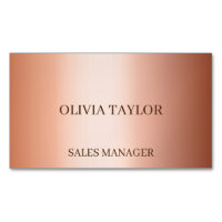 Personalized luxury bronze metallic foil