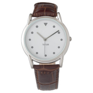 Personalized Luxury Classic Brown Wristwatch