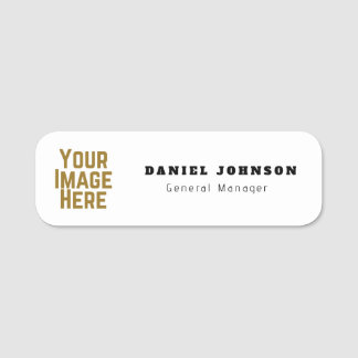 Personalized Magnetic Company Employee Name Tag