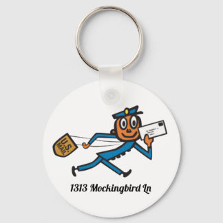 Personalized Mailbox Key Ring