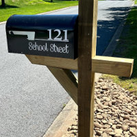 Personalized Mailbox Number and Street Address