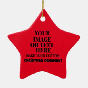 Personalized Make Your Own Christmas Ceramic Tree Decoration