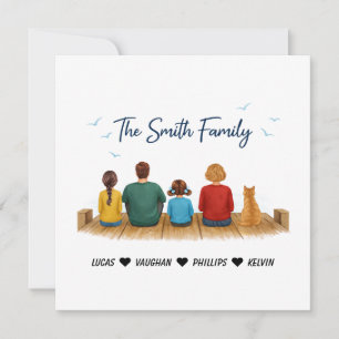 Personalized Mama dogs Mother’s Day   Cute Custom  Holiday Card