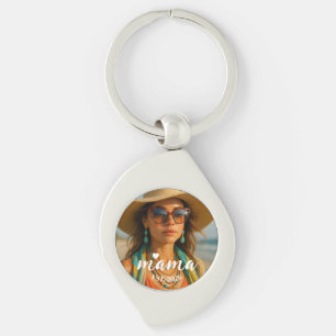 Personalized Mama Est Year Custom Gift For Mommy Key Ring