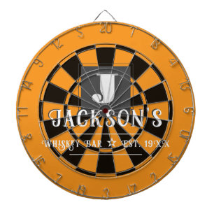 Personalized Man Cave Custom Bar Name Dartboard