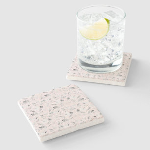 Personalized Marble Stone Coaster Set   Unique Déc