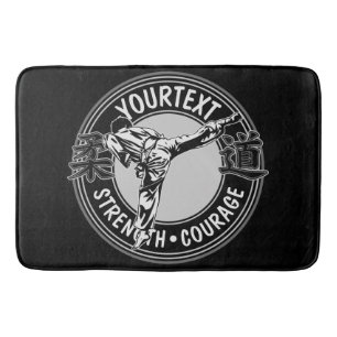 Personalized Martial Arts JUDO Japan Combat Sport  Bath Mat