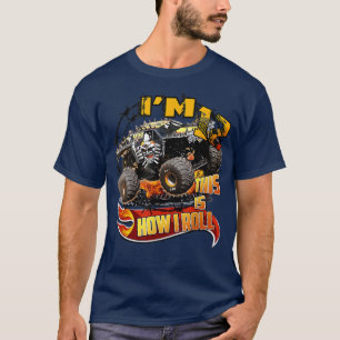 Personalized Max D Monster Truck Birthday  T-Shirt