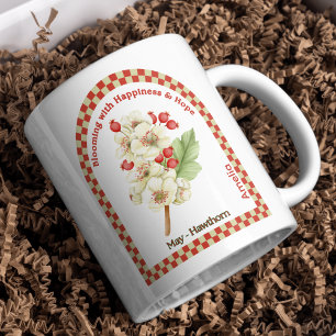 Personalized May Birth Month Flower Coffee Mug
