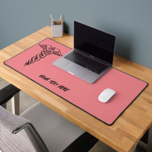 Personalized Medical Symbol Desk Mat