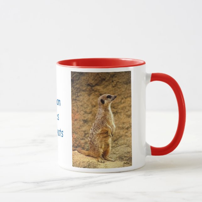 Personalized Meerkat Mug (Right)
