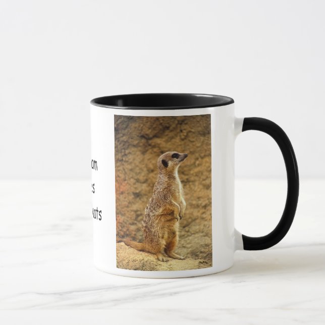 Personalized Meerkat Mug (Right)