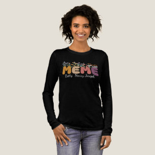 Personalized Meme floral design  Tri-Blend Shirt
