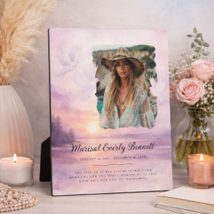 Personalized Memorial Photo Plaque