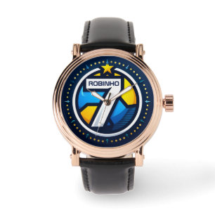 Personalized Mens soccer watch, Number 7 Watch