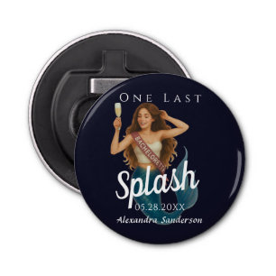 personalized mermaid bachelorette Beach Bottle Opener