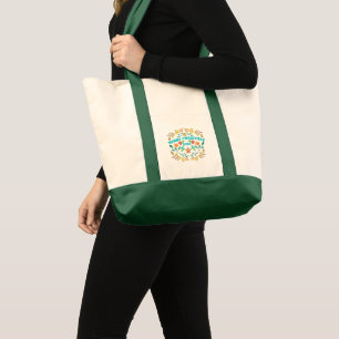 PERSONALIZED MERRY CHRISTMAS 2023 TOTE BAG