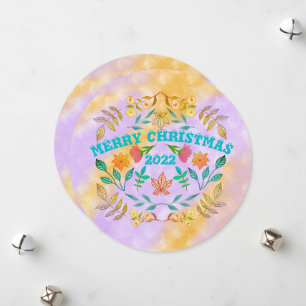 PERSONALIZED MERRY CHRISTMAS 20XX  HOLIDAY CARD