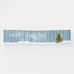 Personalized Merry Christmas Family wishes Banner
