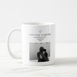 "Personalized Merry Christmas with Photo & Name Coffee Mug