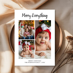 Personalized Merry Everything Family Holiday Greet