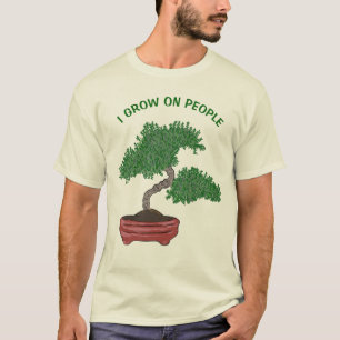 Personalized Message Japanese Bonsai Tree Graphic T-Shirt